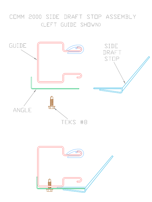 Roll Up Doors Direct Model 2000 Commercial rolling sheet door